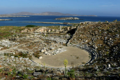 Το αρχαιο θεατρο στη Δηλο