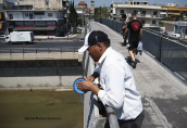 Ψαρεμα κεφαλων στο Κηφισο ποταμο στο υψος του Ρεντη, , 