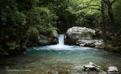 Rivers and streams are full of water this time of year and waterfalls are all over the area