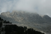 Landscape at Olympus mountain
